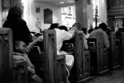 Young Boy in Church