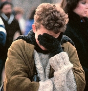 Woman At John Lennon Memorial-NYC 1980