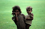 India-Old Delhi-Young Girl Carrying Baby