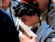 Israel - Boy Praying at Western Wall